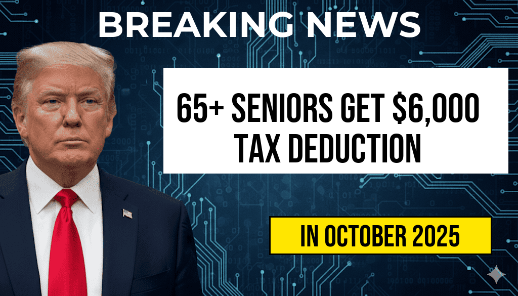 Senior Taxpayers Age 65+ Eligible for Additional $6,000 Deduction in 2025